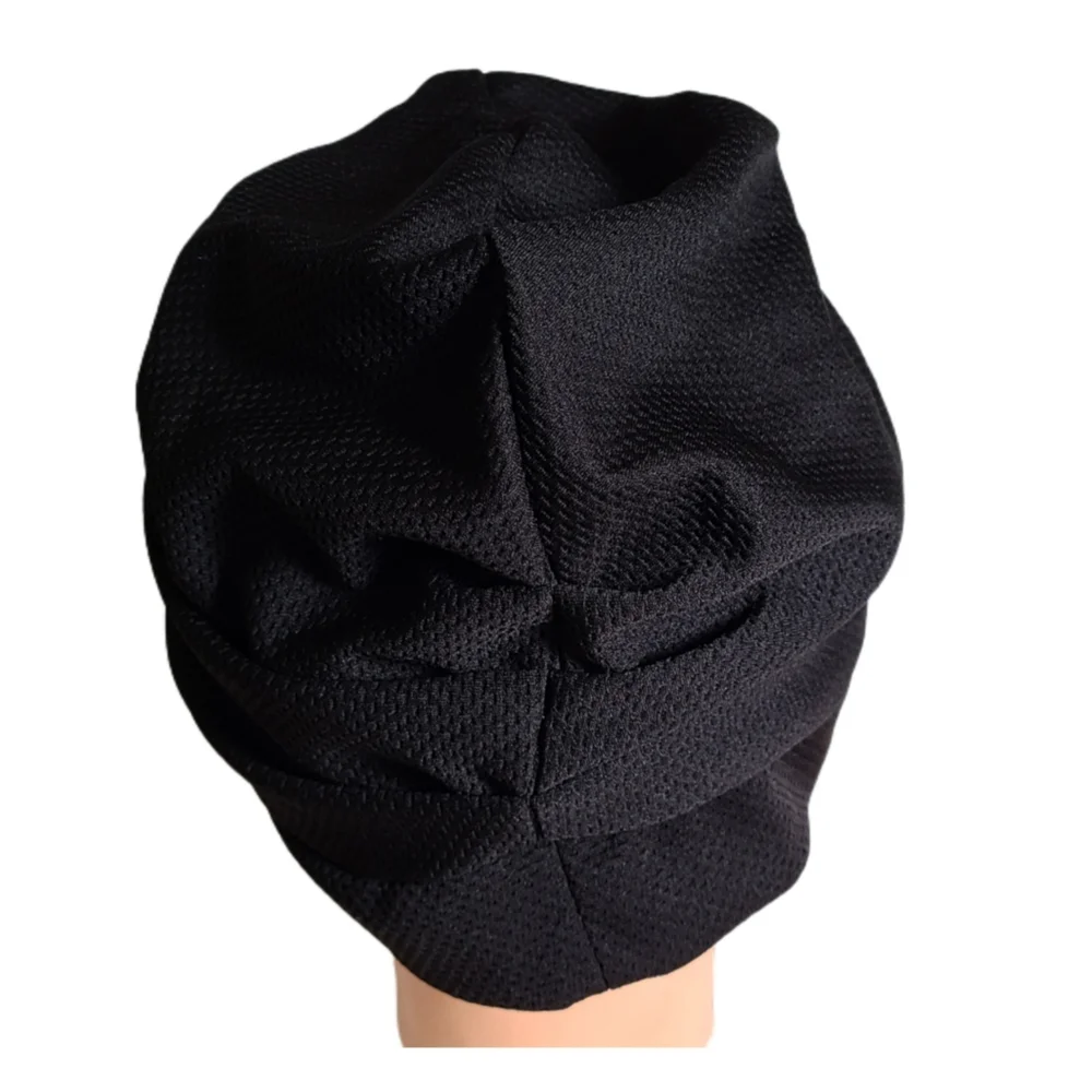 GOLDEN CROWN BLACK DESIGNER TURBAN HAT - Picture 5 of 7